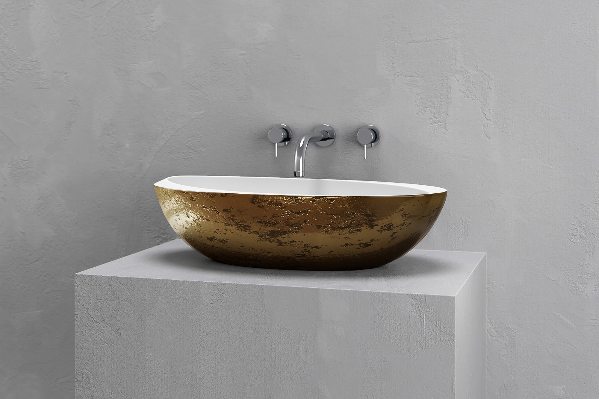Half Ovoid Luxury Vessel Sink