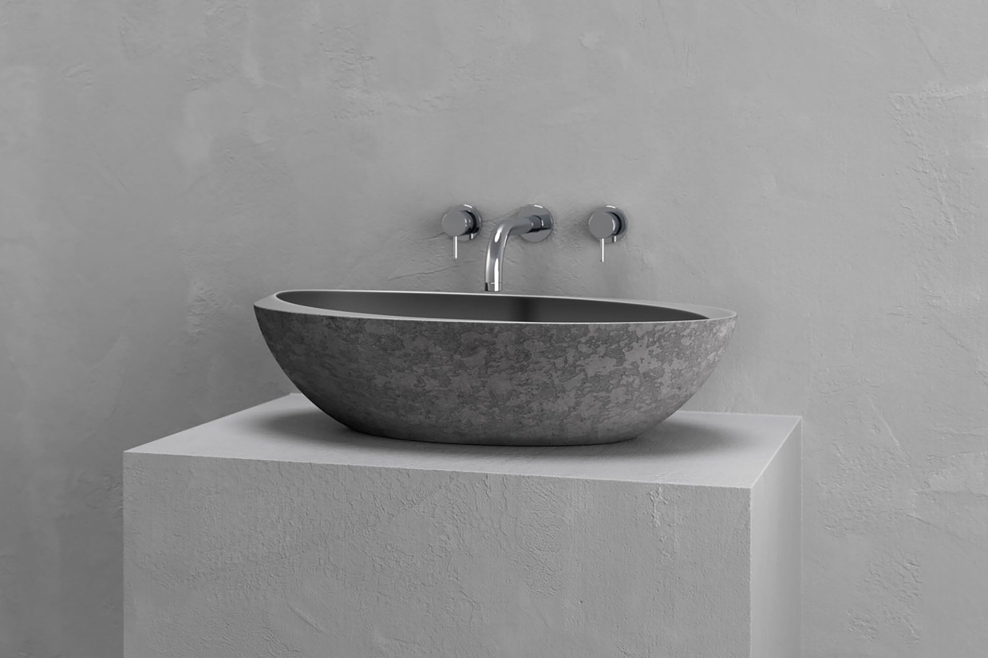Half Ovoid Luxury Vessel Sink
