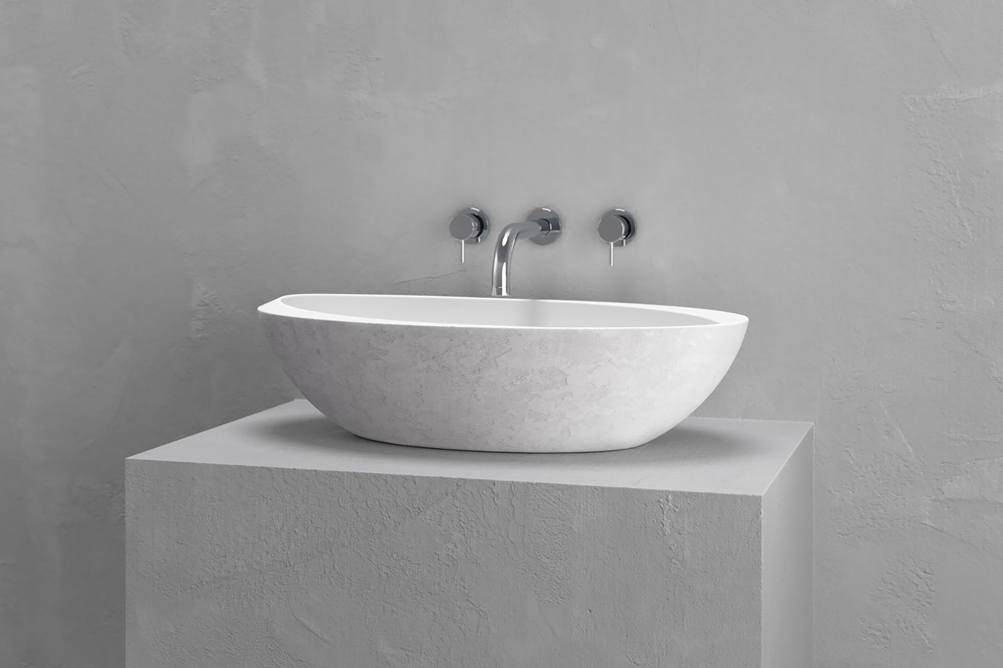 Half Ovoid Luxury Vessel Sink