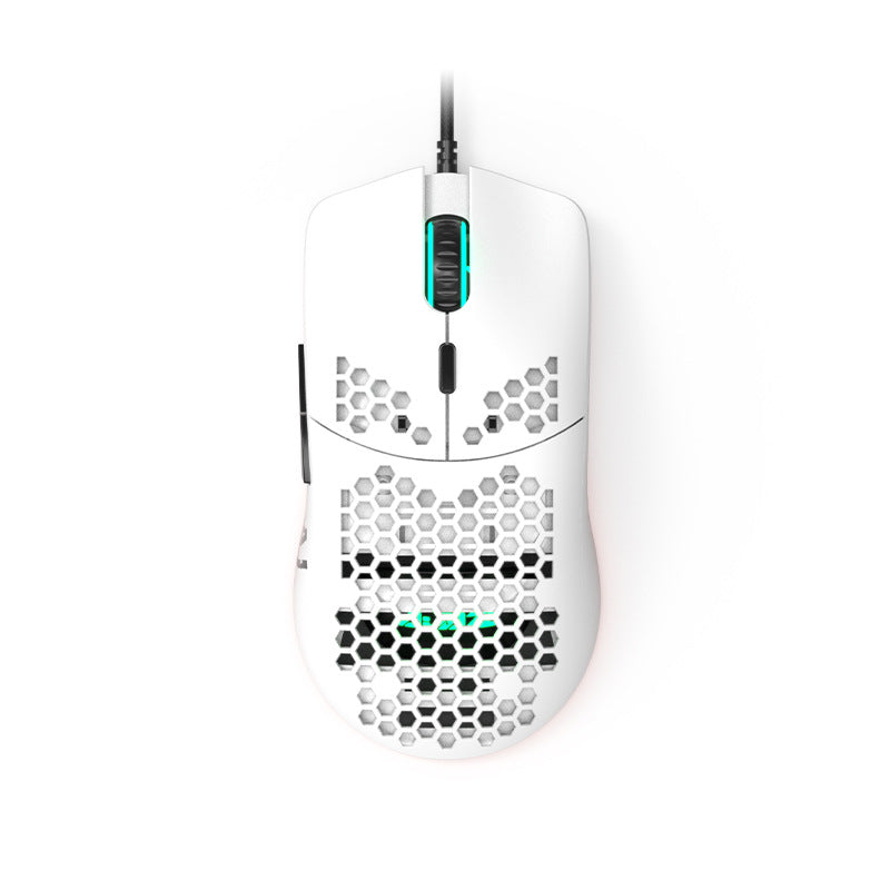 Ratón Gaming con Cable Ligero de Agujeros