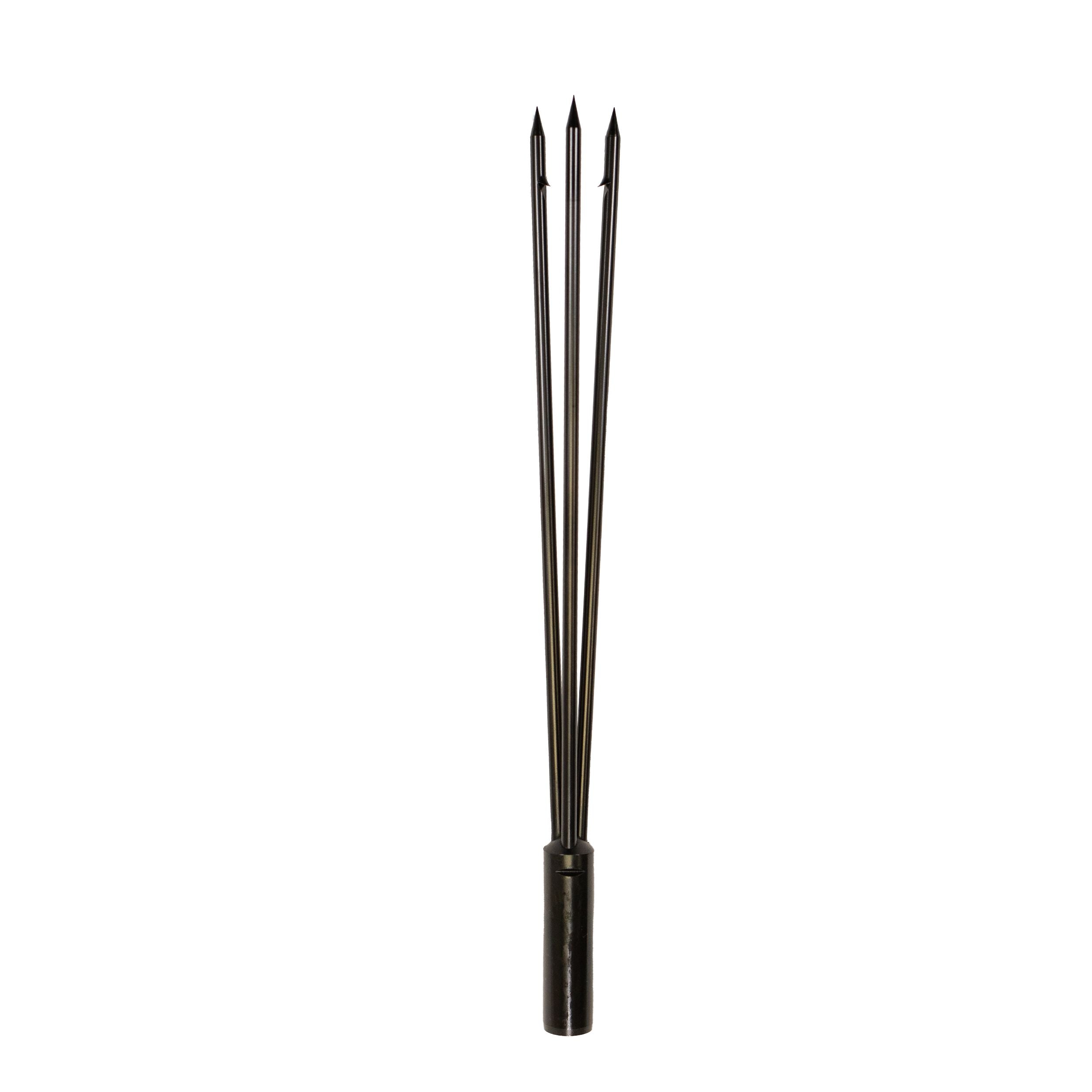 Spearfishing 12" Stainless Steel Pole Spear Tip 3 Prong Head Paralyzer