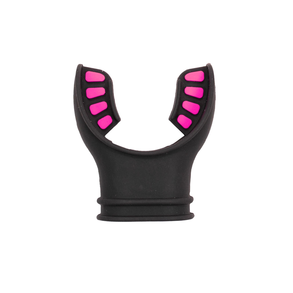 Scuba Diving Black Silicone Octopus Snorkel Mouthpiece Color Tab & Regulator Tie