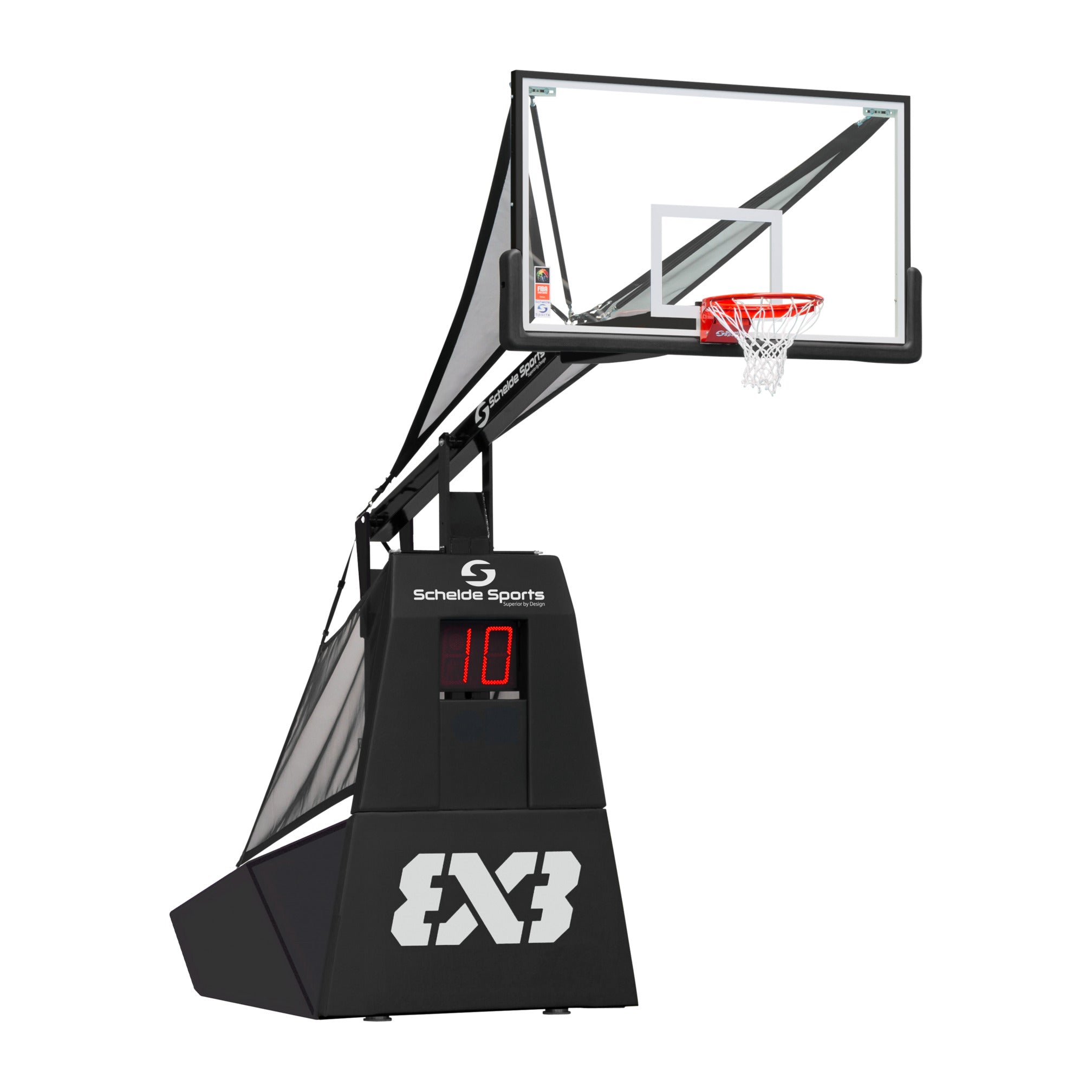 Schelde Sports SAM 3X3 - Aro de baloncesto oficial FIBA 3x3 World Tour