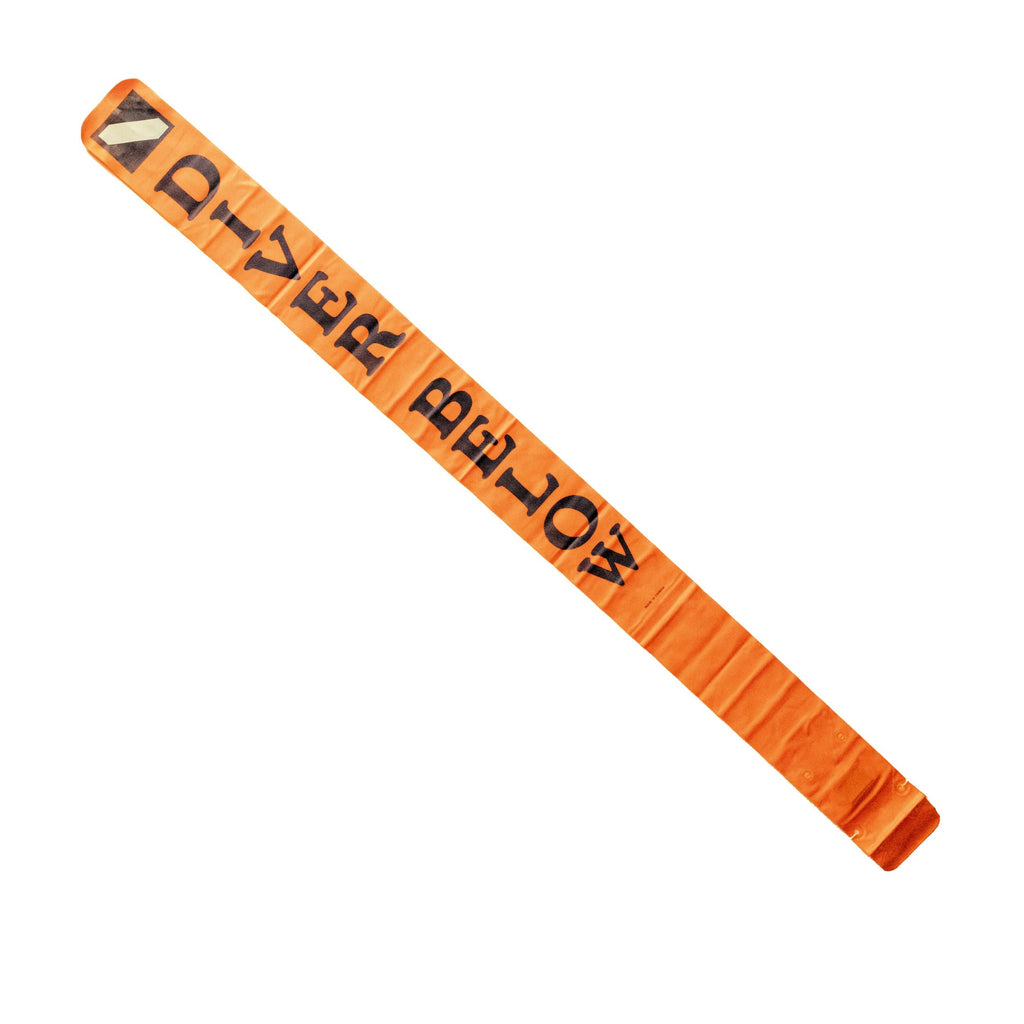 Scuba Choice Diver Below 6ft Surface Marker with Pouch & Whistle