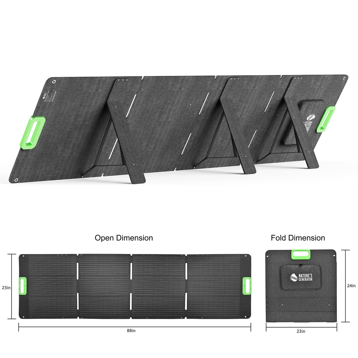 Generador de litio 6000 Nature's Generator con panel solar