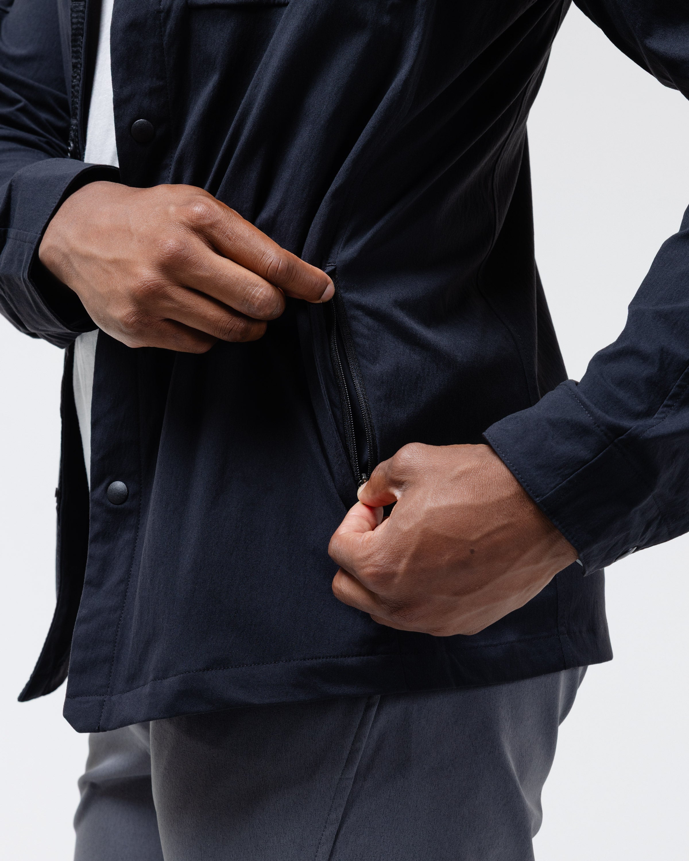 Camisa Refuge de manga larga con broches