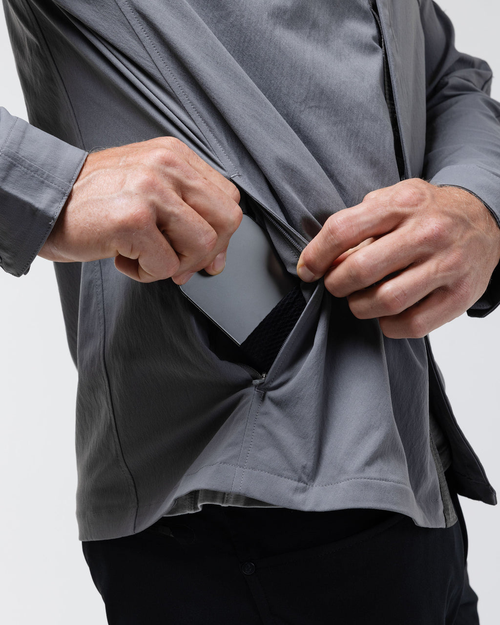 Camisa Refugio de Manga Larga con Broches