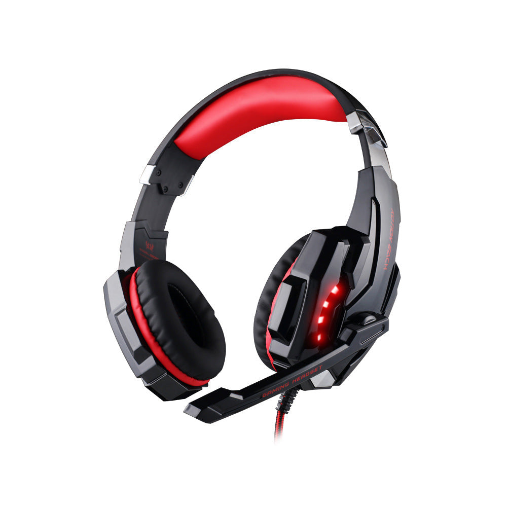 Auriculares G9000 para juegos con micrófono, auriculares de un solo orificio de 3.5+USB para PS4