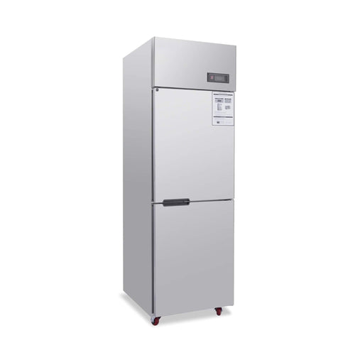 24-Inch Commercial 15 Cu.Ft Stainless Steel Reach-In Refrigerator With Two Split Doors (SAK67230)