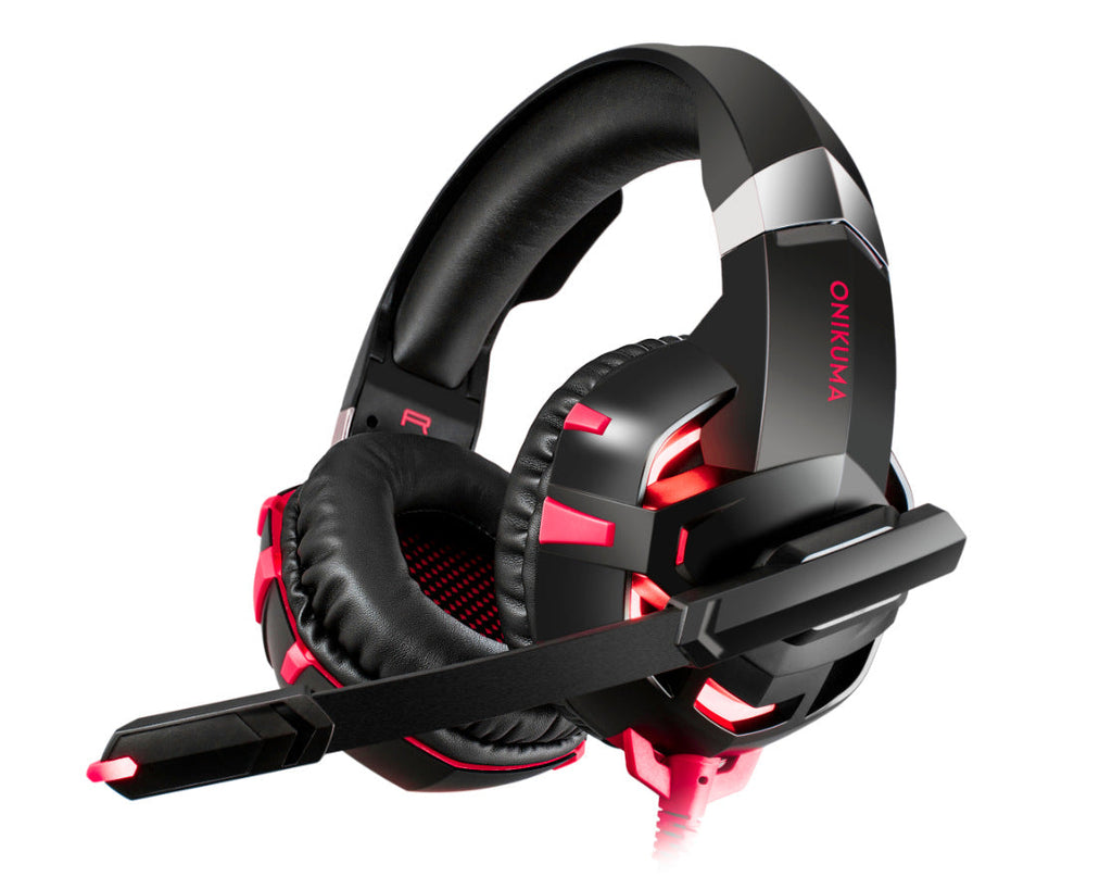Auriculares K2PRO, auriculares para juegos, auriculares con luz para computadora PS4, con cable