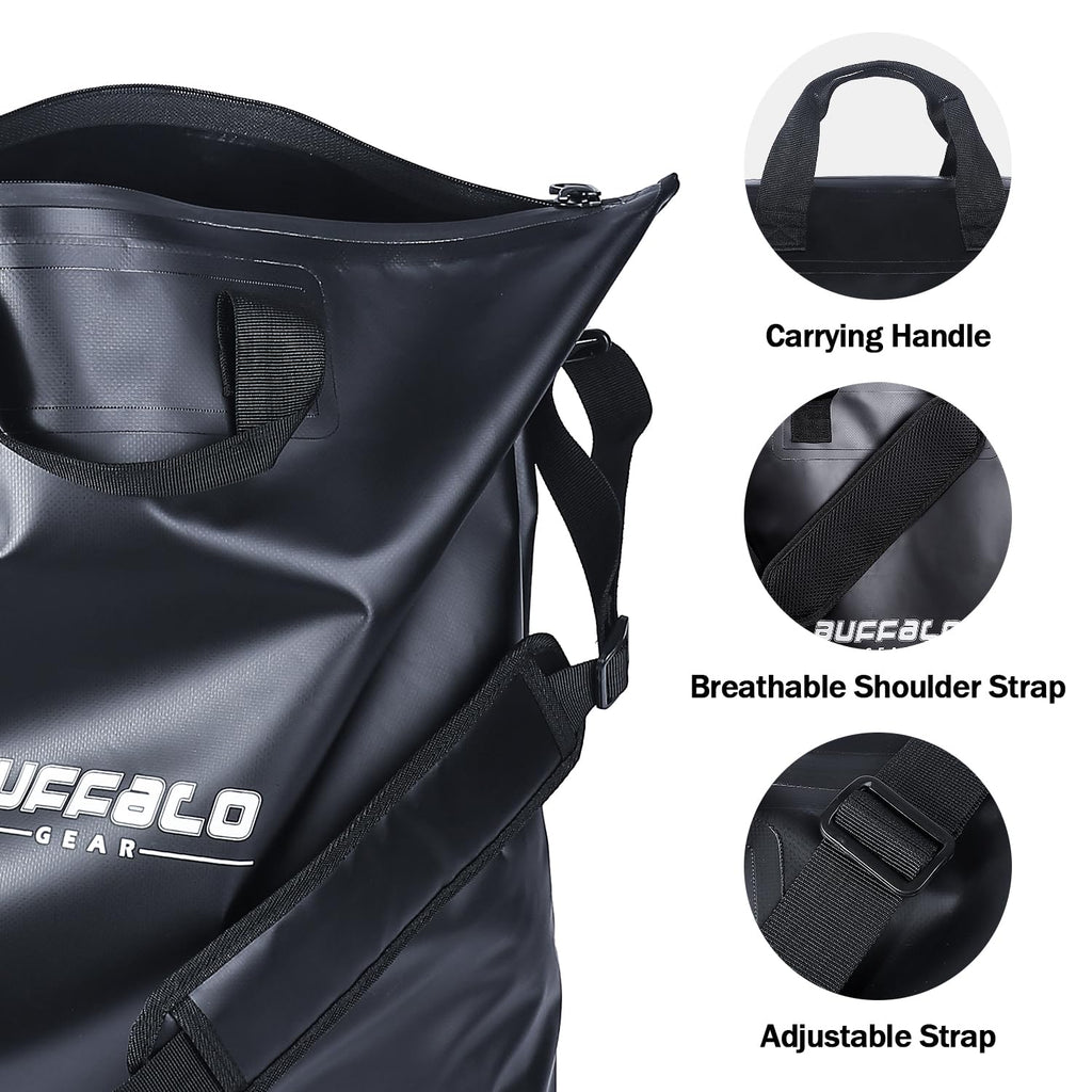 25'' Waterproof Fish Bag with Aerator Pocket