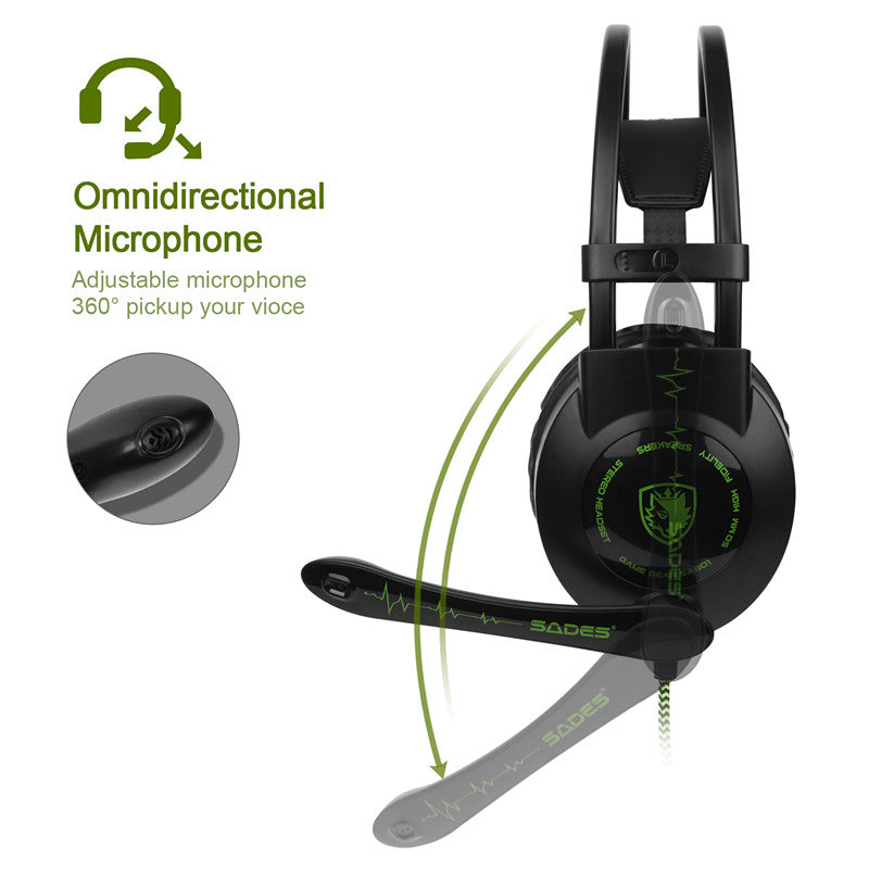 Auriculares gaming con micrófono