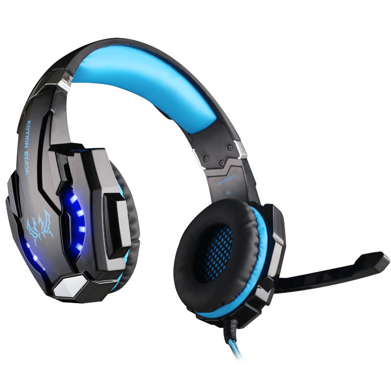 Auriculares G9000 para juegos con micrófono, auriculares de un solo orificio de 3.5+USB para PS4