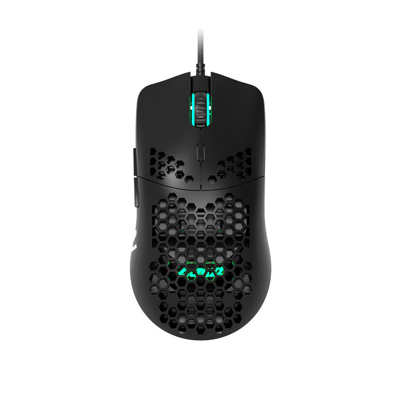 Ratón Gaming con Cable Ligero de Agujeros