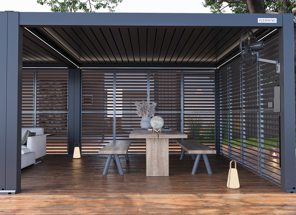 Privacy Shutter Walls