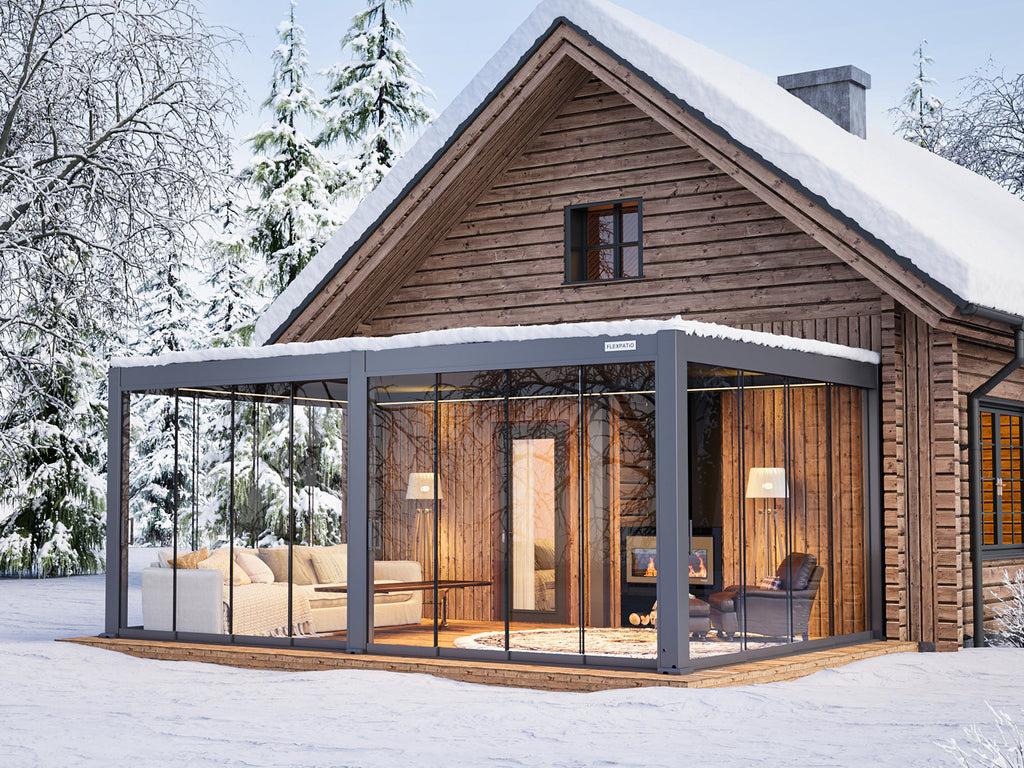Glass Doors for Gen 1 Pergola (Square handle)