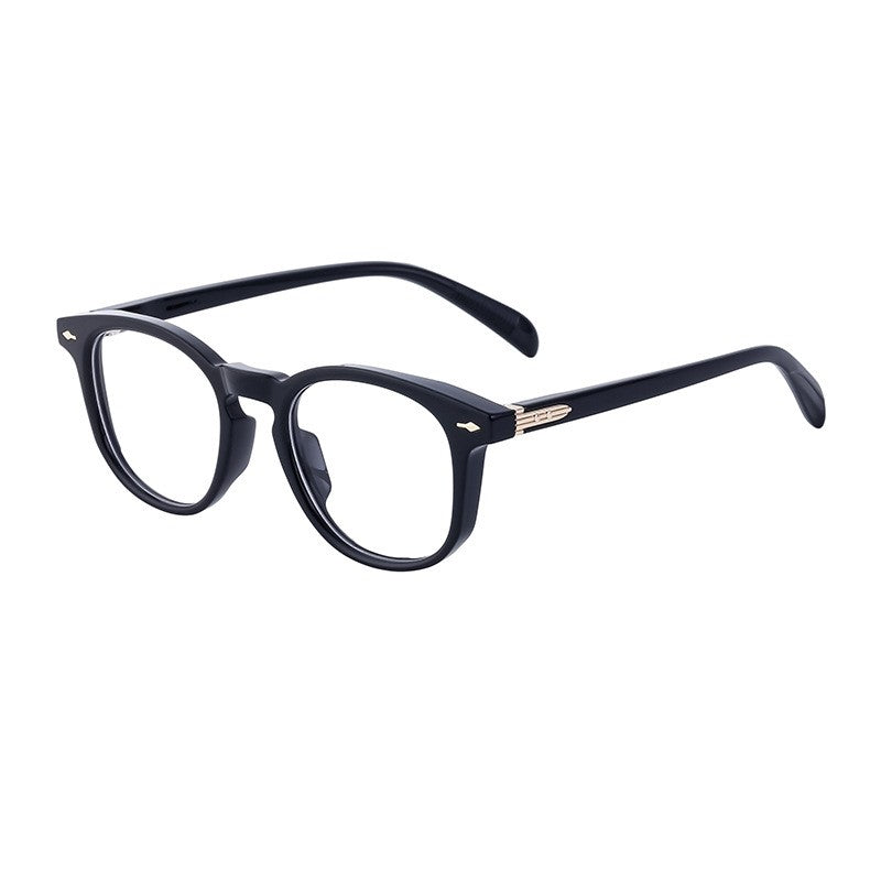 Men's Fashion Round Frame Square Lens Glasses