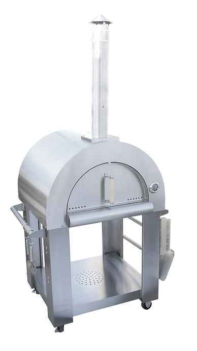 Horno de Pizza de Leña Kokomo – 32” Acero Inoxidable, Opciones de Independiente o Empotrado