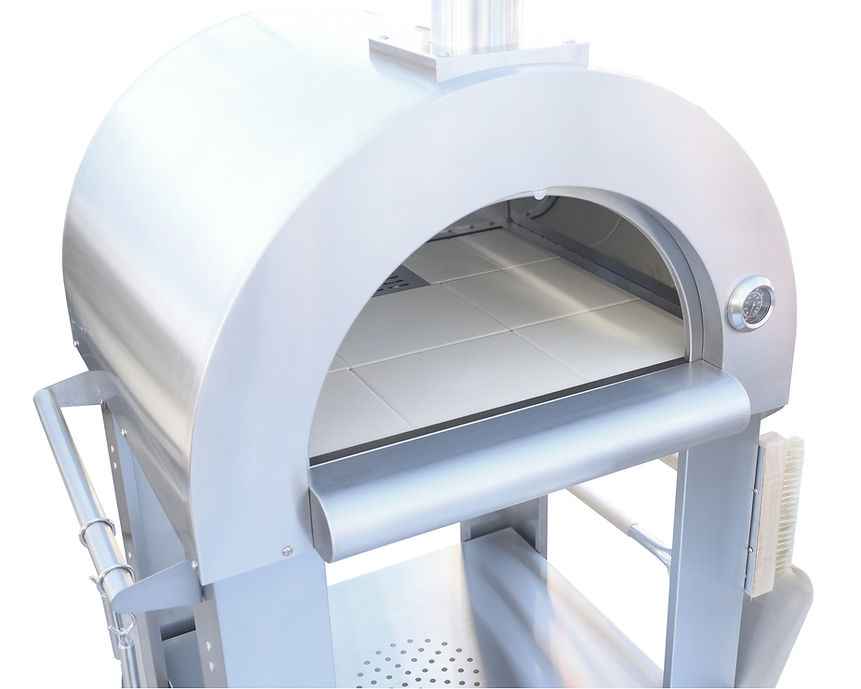 Horno de Pizza de Leña Kokomo – 32” Acero Inoxidable, Opciones de Independiente o Empotrado