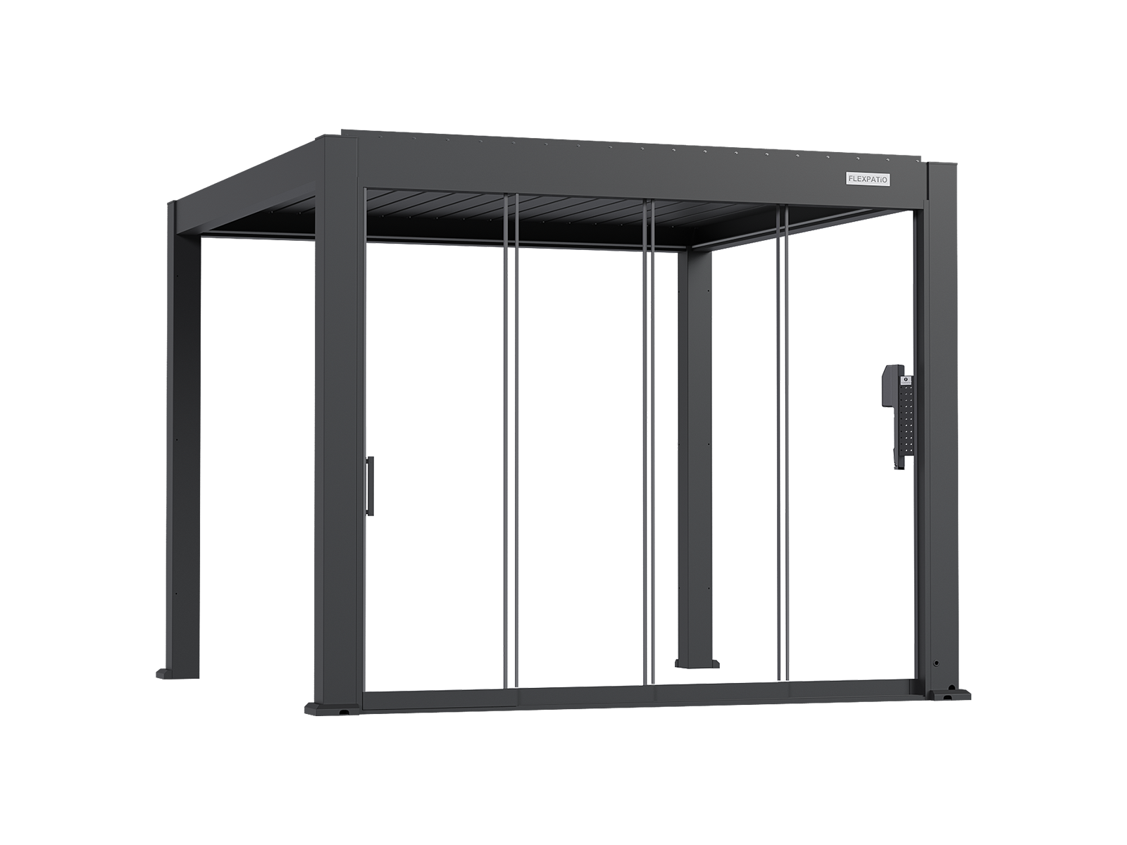 Glass Doors for Gen 1 Pergola (Square handle)