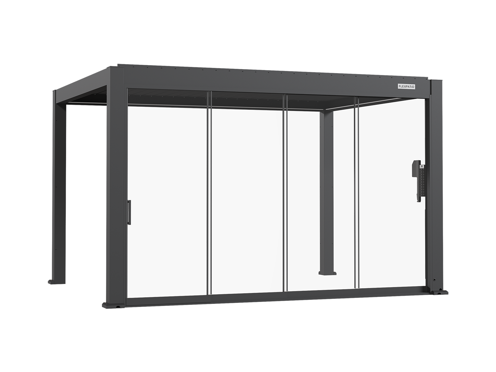Glass Doors for Gen 1 Pergola (Square handle)