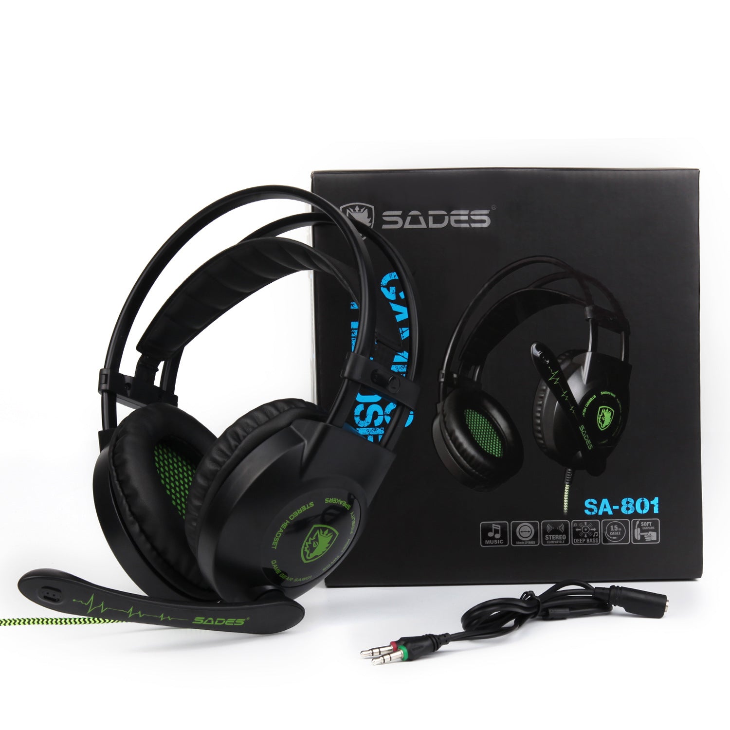 Auriculares gaming con micrófono