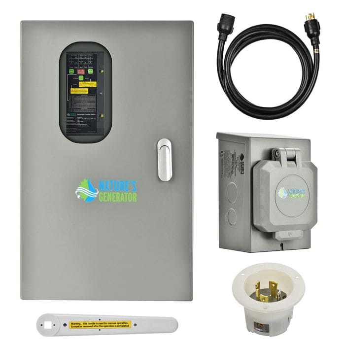 Nature's Generator Lithium 6000 y el interruptor de transferencia