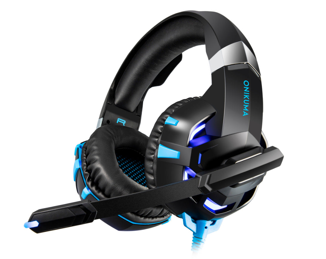 Auriculares K2PRO, auriculares para juegos, auriculares con luz para computadora PS4, con cable
