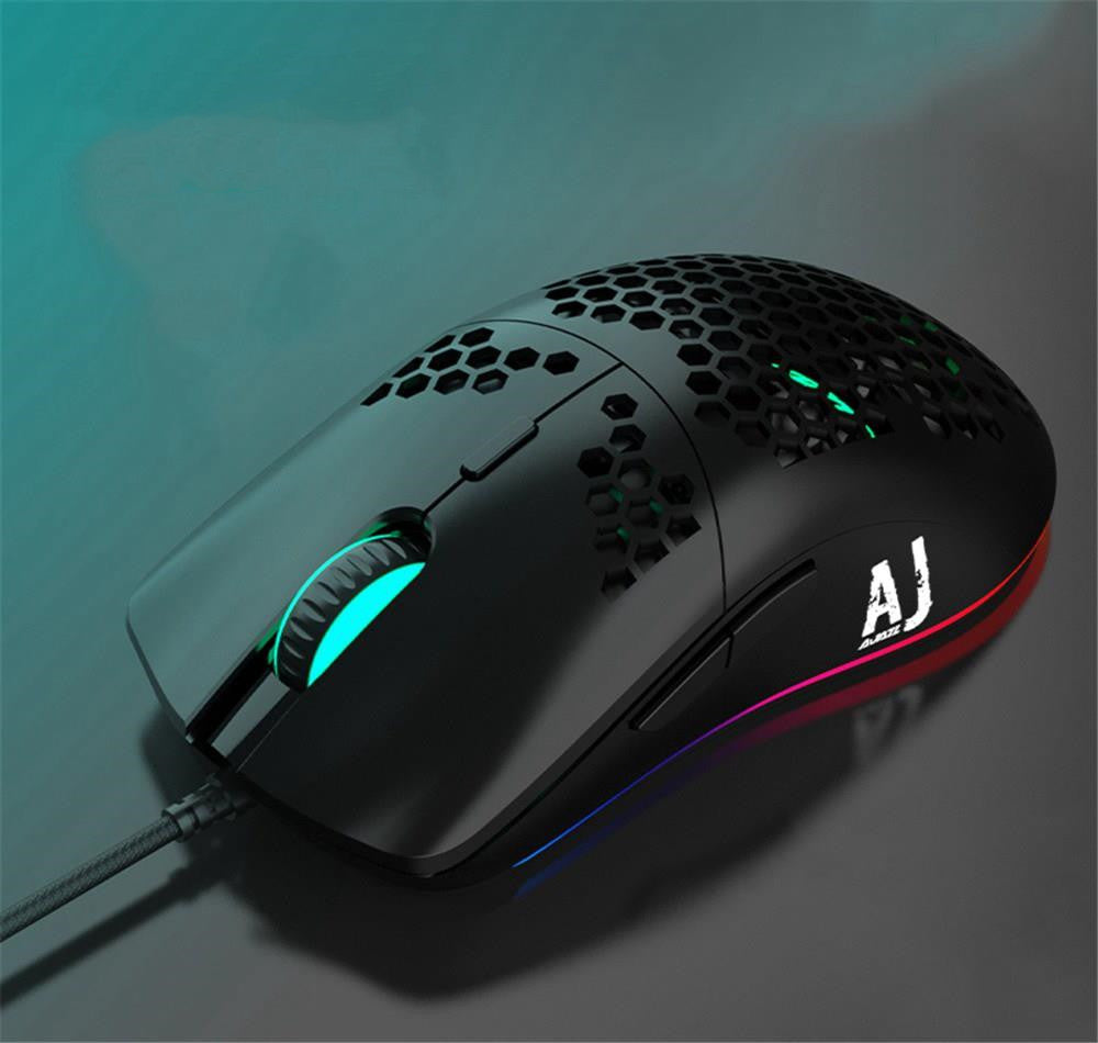 Ratón Gaming con Cable Ligero de Agujeros