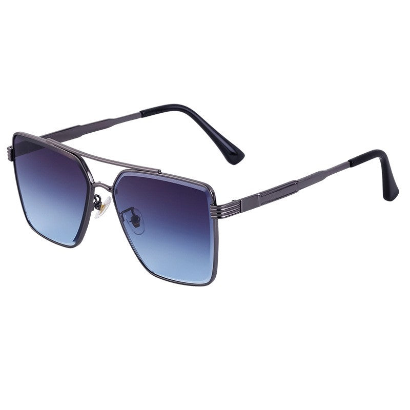 Men's Outdoor Fashion Metal Square Sunglasses