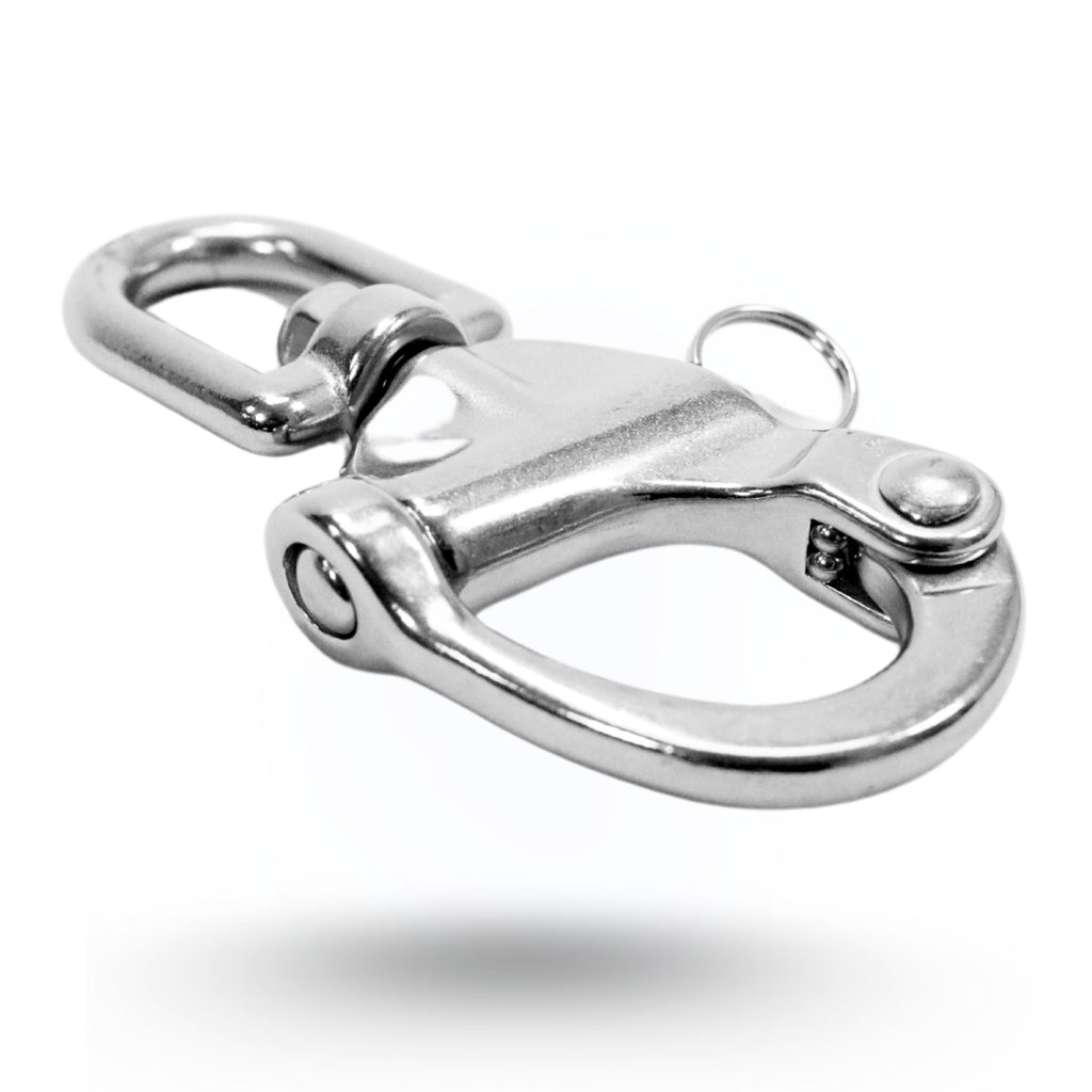 Scuba Choice Marine Grade Stainless Steel Jaw Swivel Snap Shackle w/Pin