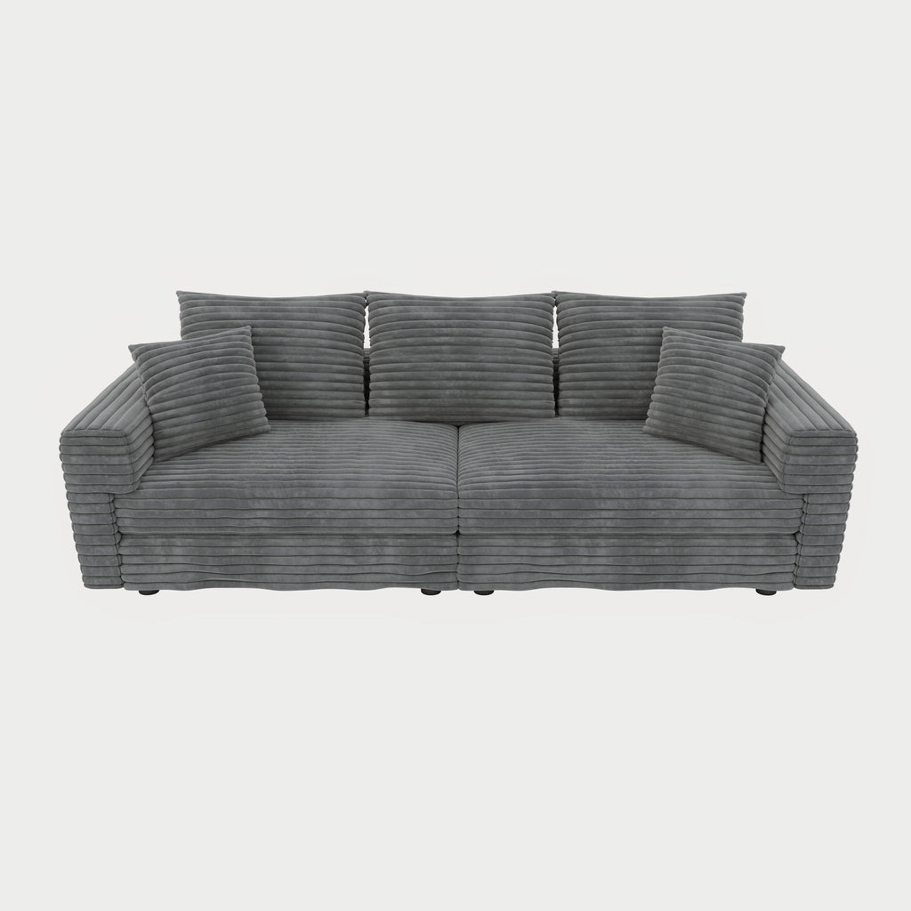 4 Seat Modern Comfy Upholstered Sofa Cloud Couch