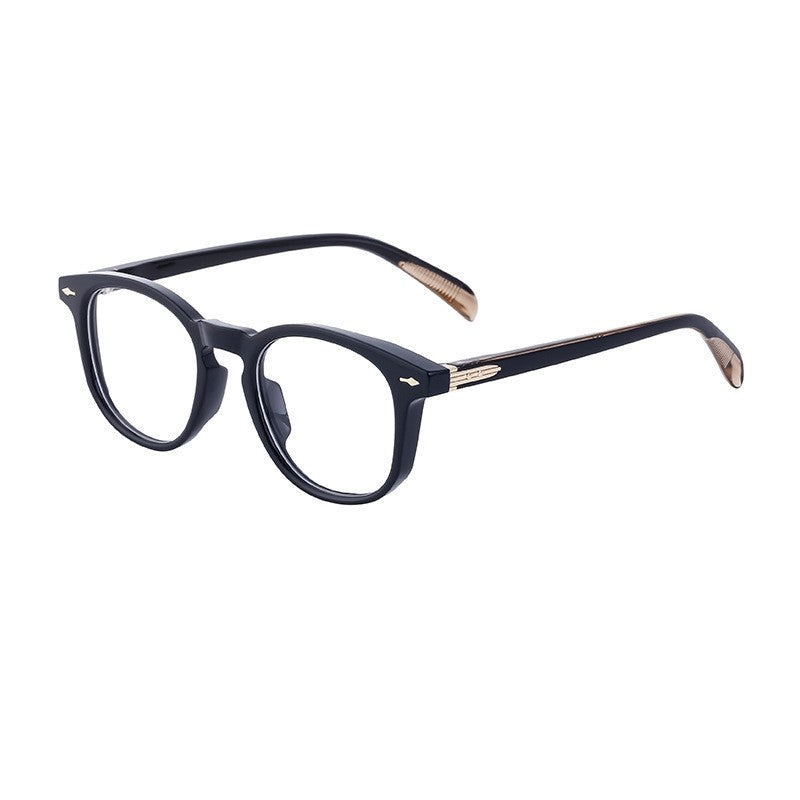 Men's Fashion Round Frame Square Lens Glasses