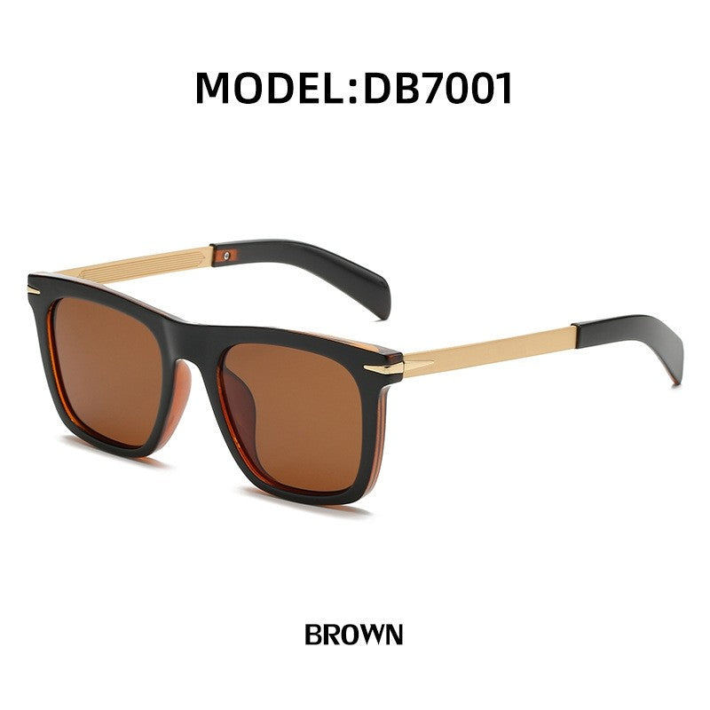Men's Retro Square Polarized Sunglasses