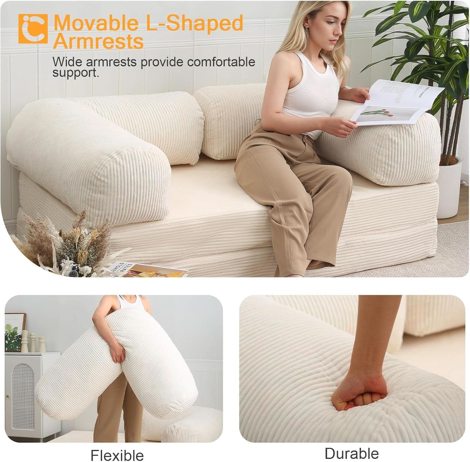 Sofá cama plegable Queen LivingSpace SpaceSaver