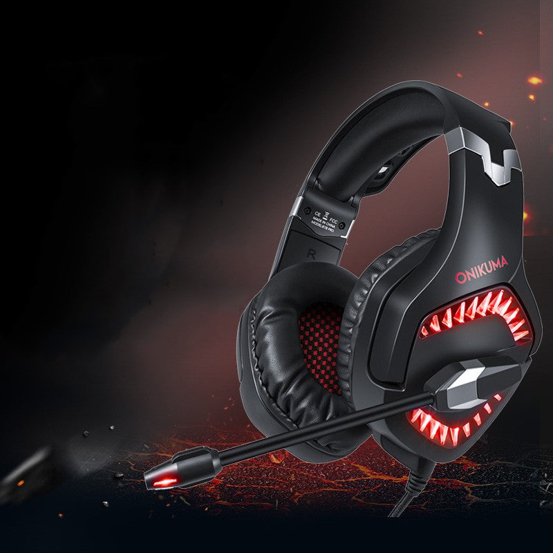 Auriculares Gaming PC Estéreo Cascos con Micrófono Luz LED para Portátil Tablet Móvil Nuevo