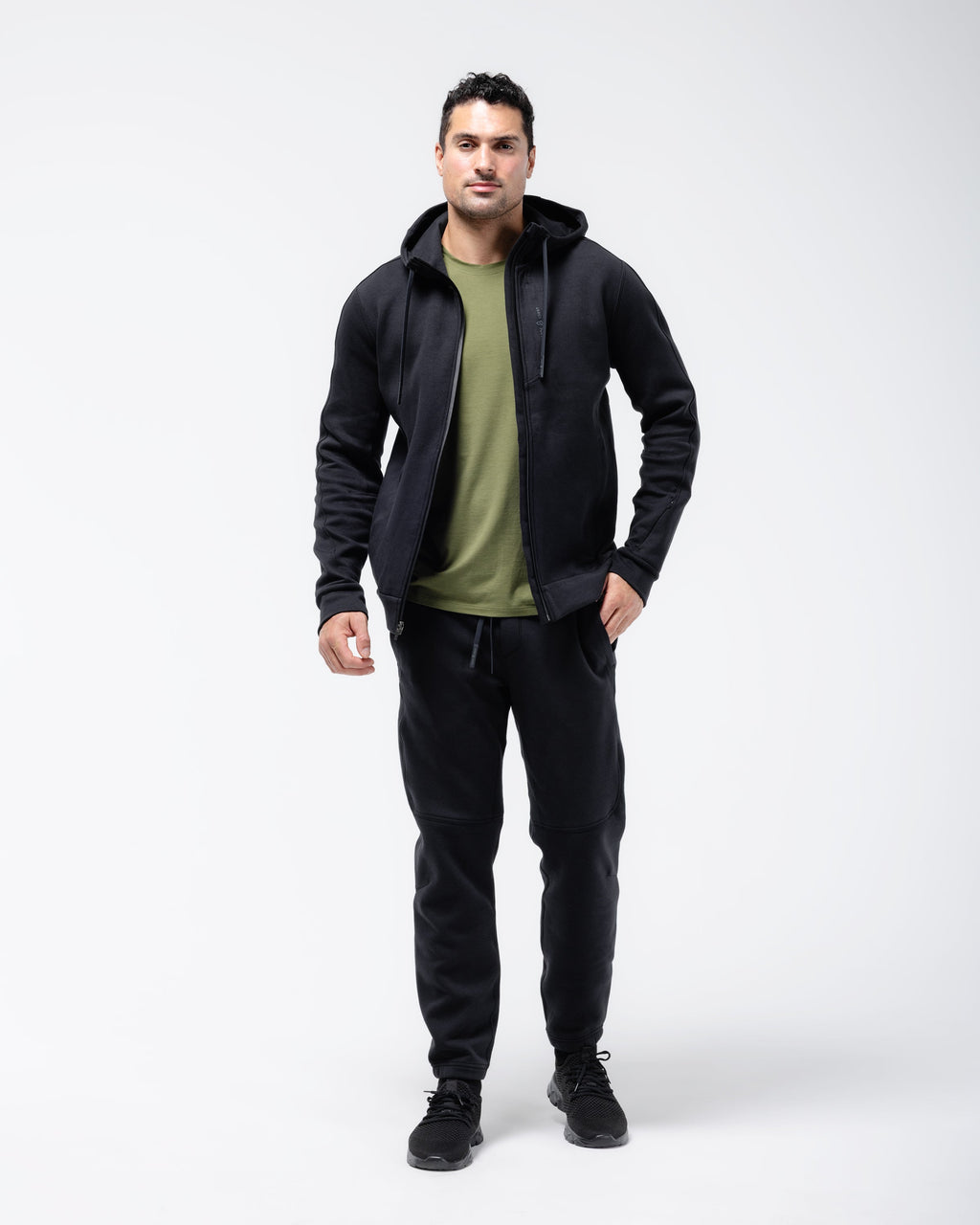 Sudadera con capucha y cremallera completa Velocity