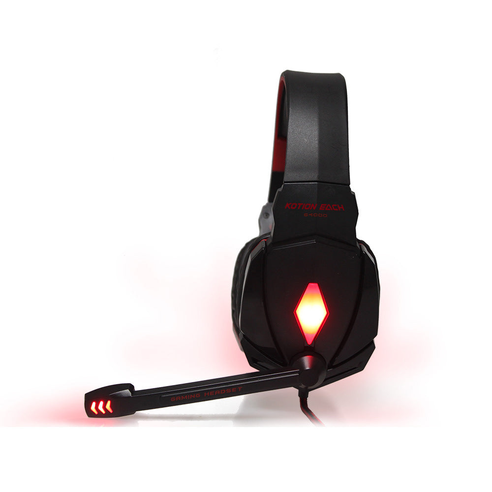 Auriculares G9000 para juegos con micrófono, auriculares de un solo orificio de 3.5+USB para PS4