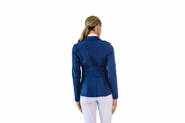 Ladies Shine Dressage Show Coat - Navy