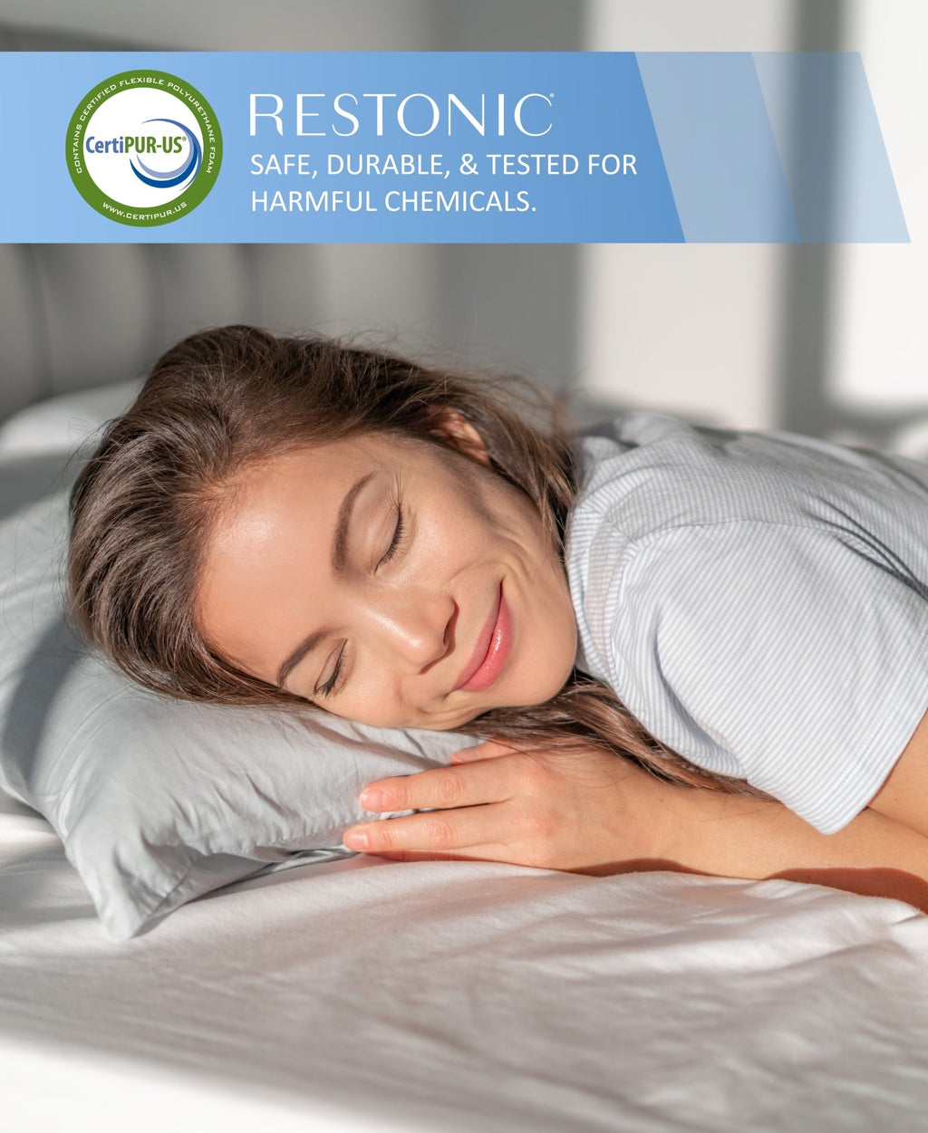 Restonic ComfortCare Hybrid Restful Nights Firm Twin Mattress