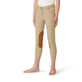 Girls' Bellissima Suede Knee Patch Breech - Classic Beige