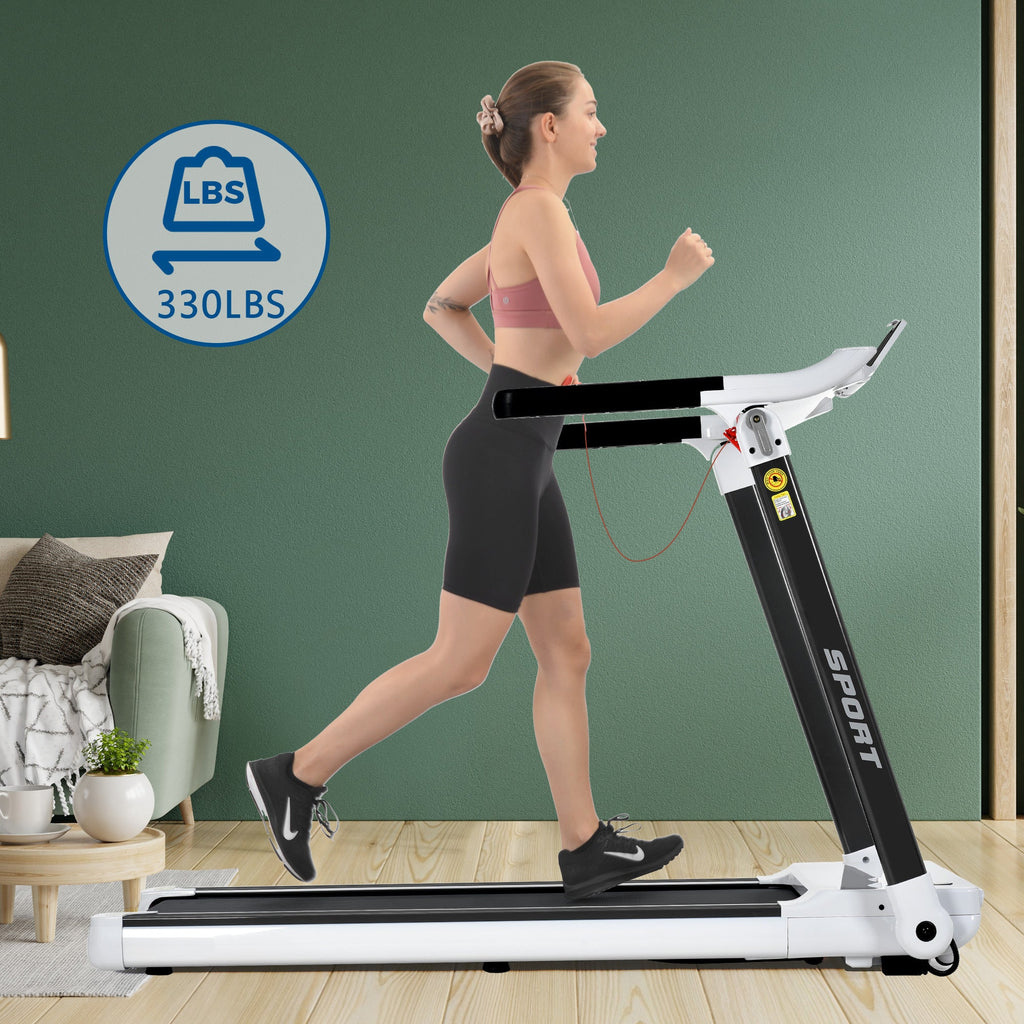 Cinta de Correr de Cardio para Casa, Portátil y Compacta Rovix con Motor Eléctrico de 3.5HP y Altavoces Bluetooth (SAK32416)