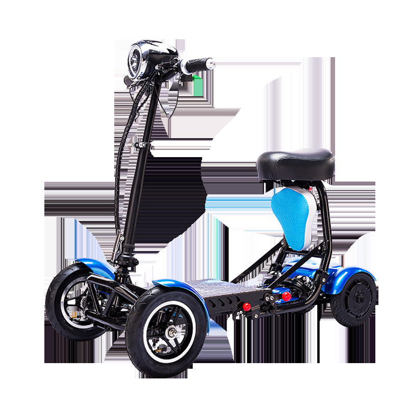 Patinete Eléctrico Plegable Cyungbok Mini Cuatro Ruedas Para Adultos Para Personas Mayores