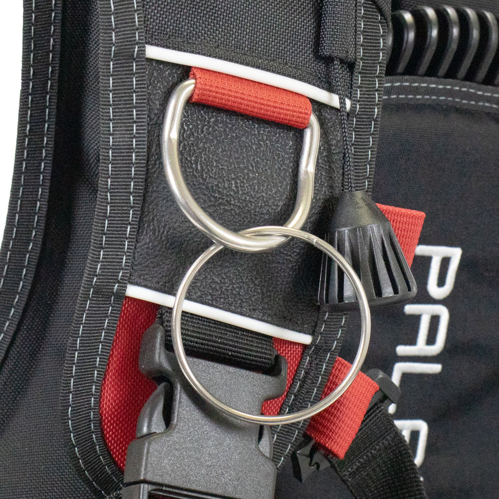 Scuba Diving 51mm Stainless Steel 2.5mm Split Ring for BCD attachment 5pc Pack