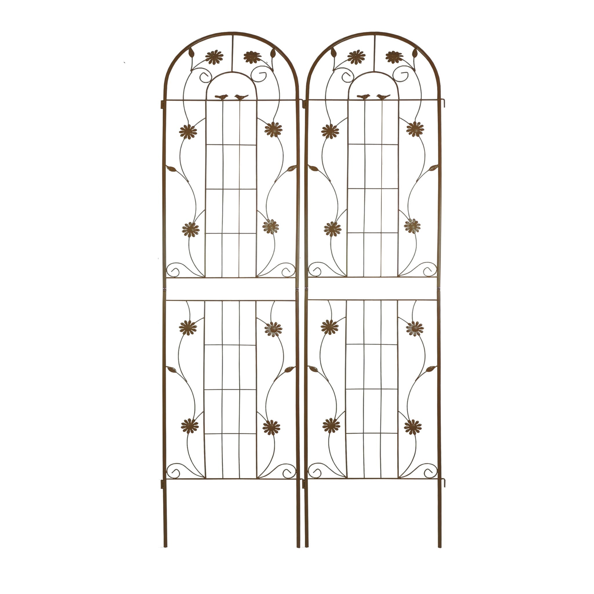 Metal Garden Trellis Rustproof Trellis For Climbing Plant Outdoor Flower Support