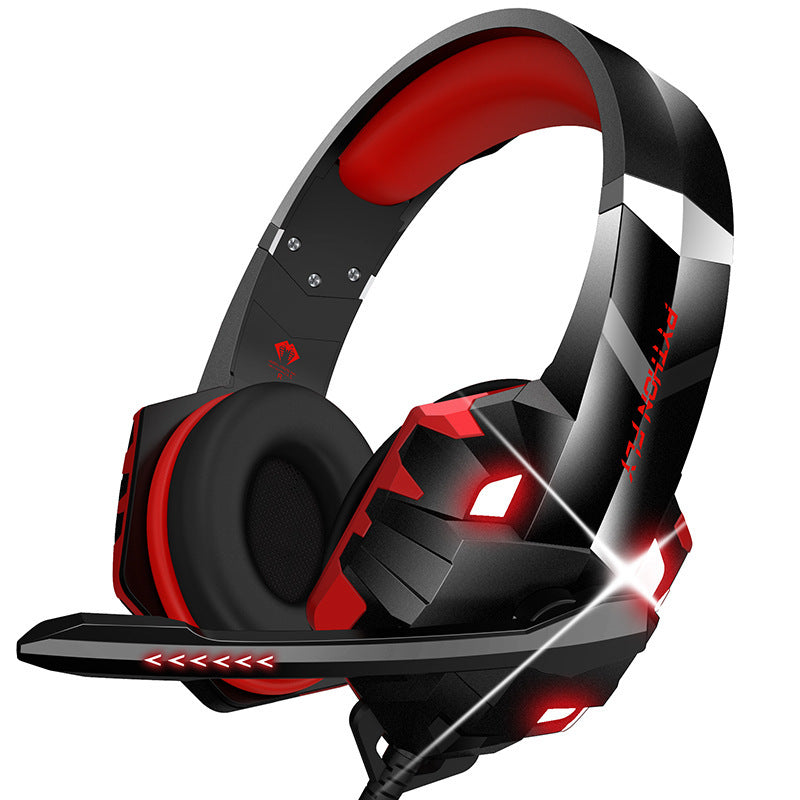 Auriculares Gaming para PC con Micrófono y Luz Respiratoria, con Cable