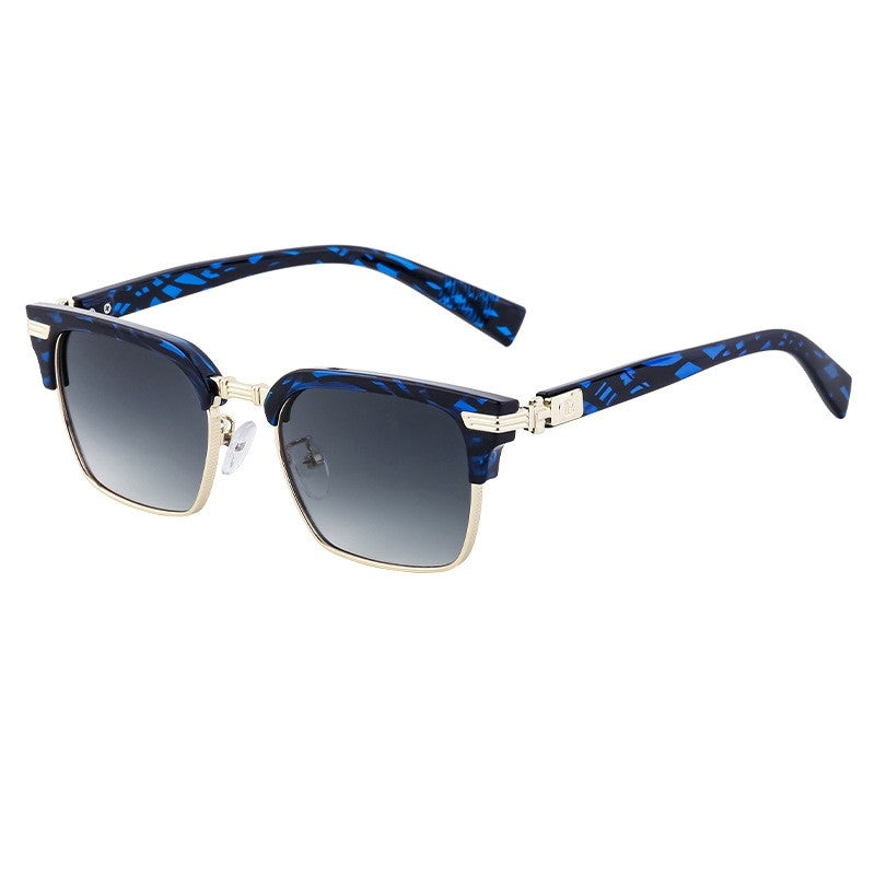 Men's Vintage Polarized Brow Bar Sunglasses