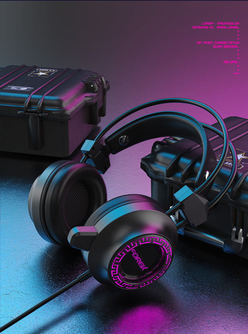 Auriculares USB para ordenador, auriculares con cable para juegos