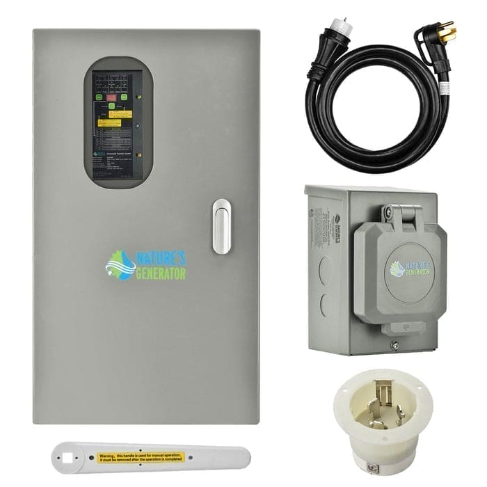 Nature's Generator Lithium 6000 y el interruptor de transferencia