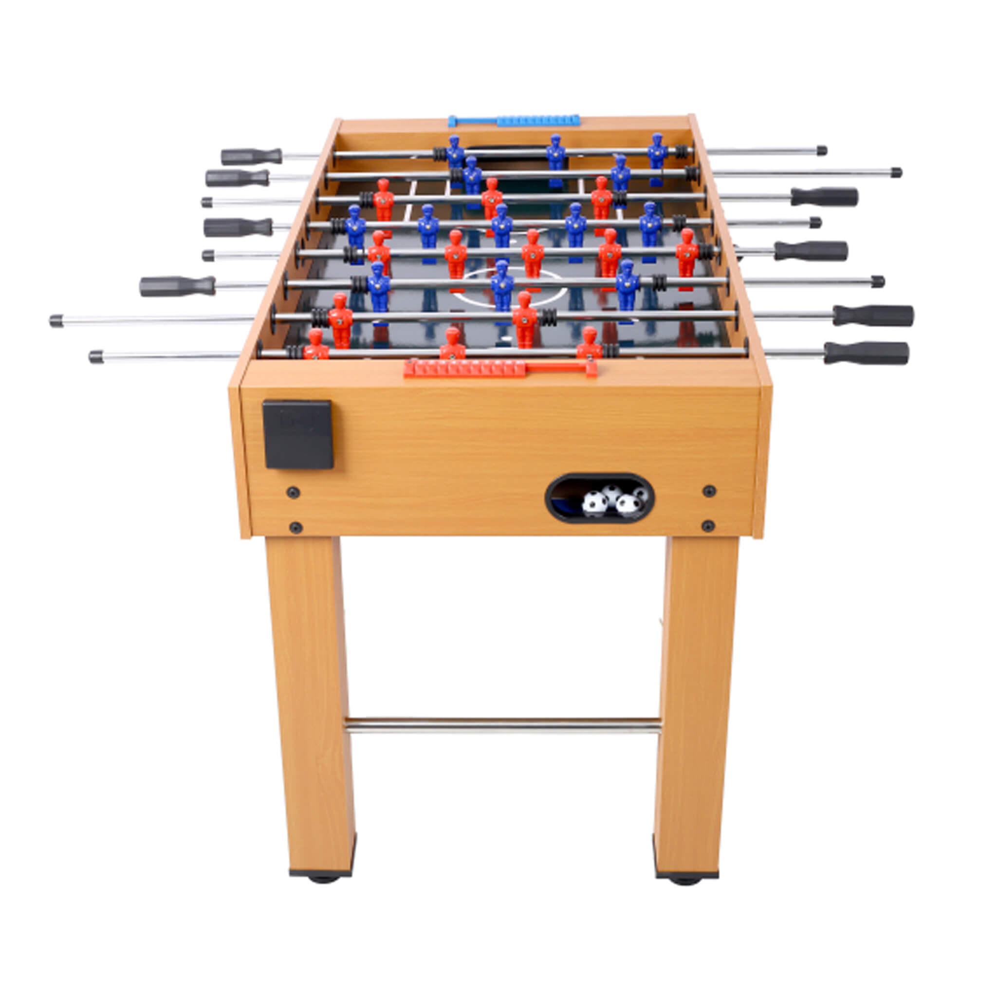Mesa de futbolín de cerezo huracán de 54 pulgadas con accesorios (SAK38651)